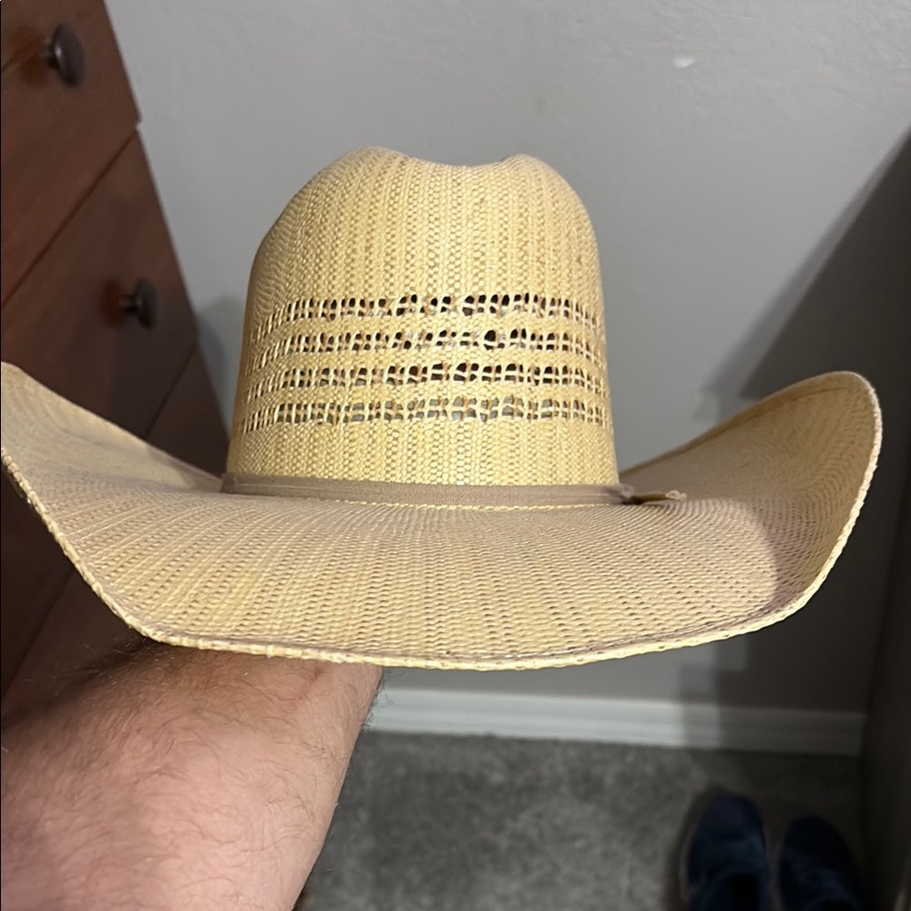 Tan Woven Men's Hat